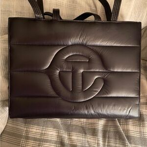 Telfar Black Quilted Women Bag